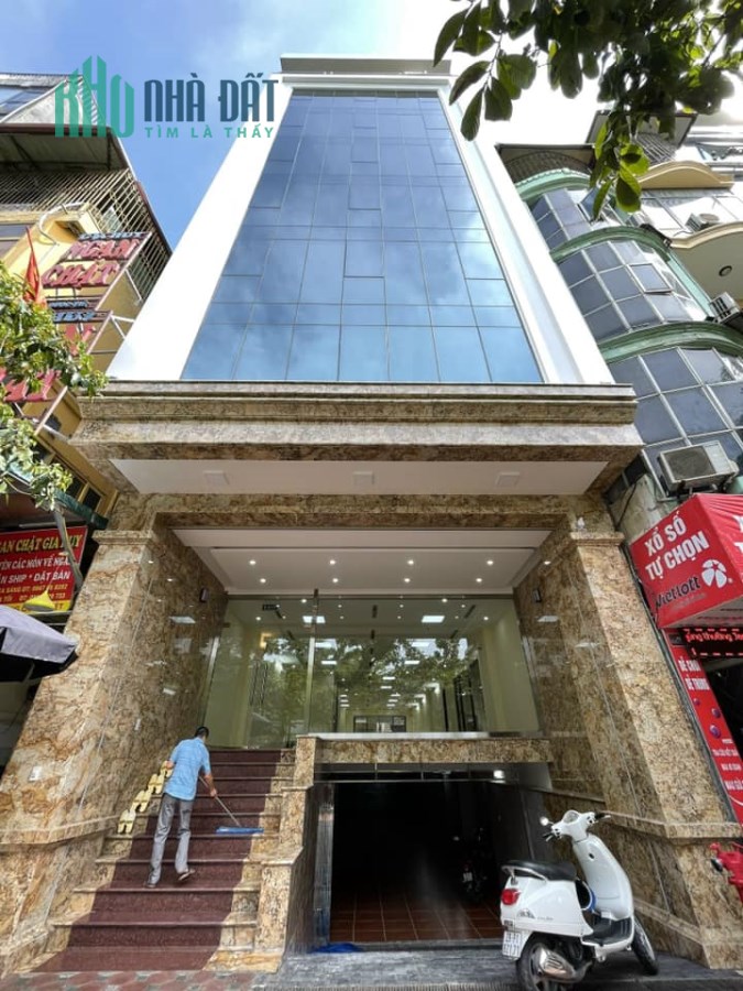 Sốc! Bán tòa nhà văn phòng Khuất Duy Tiến 130m2 8 tầng mặt tiền 7.2m giá 49 tỷ