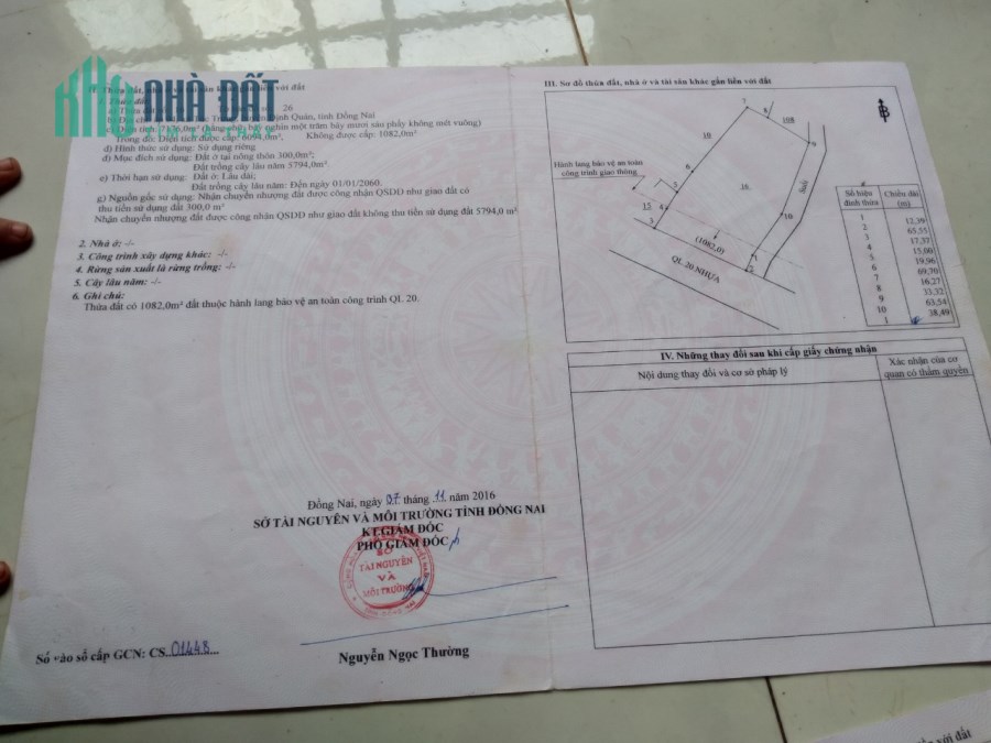 Bán 1ha quốc lộ 20 thích hợp khu nghỉ dưỡng. Trạm dừng chân lh0988332321