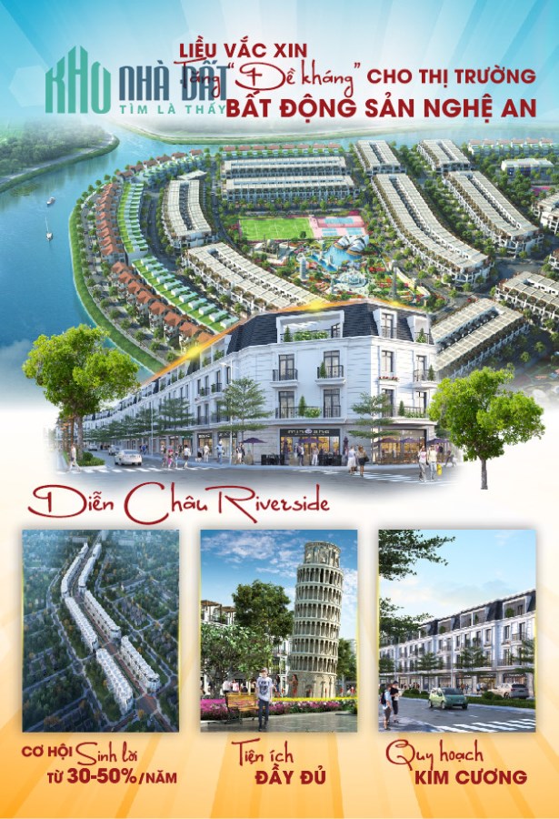 ĐẤT NỀN DỰ ÁN KĐT TNR STARS DIỄN CHÂU NGHỆ AN, SỔ ĐỎ RIÊNG. LH:0911740566
