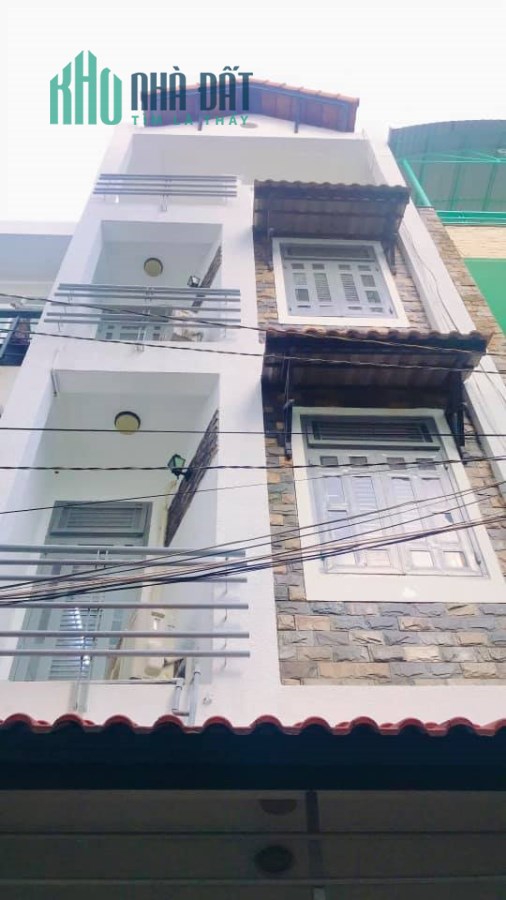 Nhà Phan Văn Trị, ngang gần 5m, 5 phòng ngủ lớn, hẻm xe tải nhảy múa