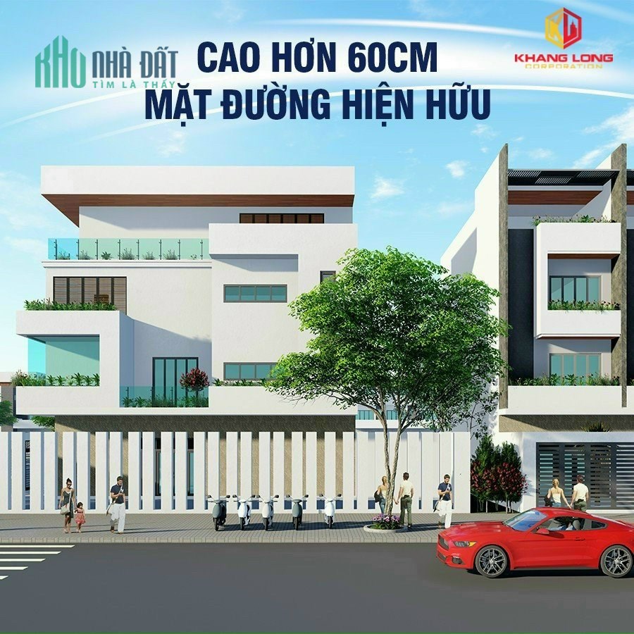 CẶP NHÀ LIỀN KỀ NGHỈ DƯỠNG 1 TRỆT 2 LẦU TUYỆT ĐẸP TẠI KHU ĐÔ THỊ CỒN KHƯƠNG
