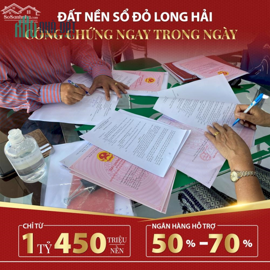Bán nhanh lô đất Huyện Long Điền gần biển Long Hải, giá tốt cho anh em đầu tư lâu dài