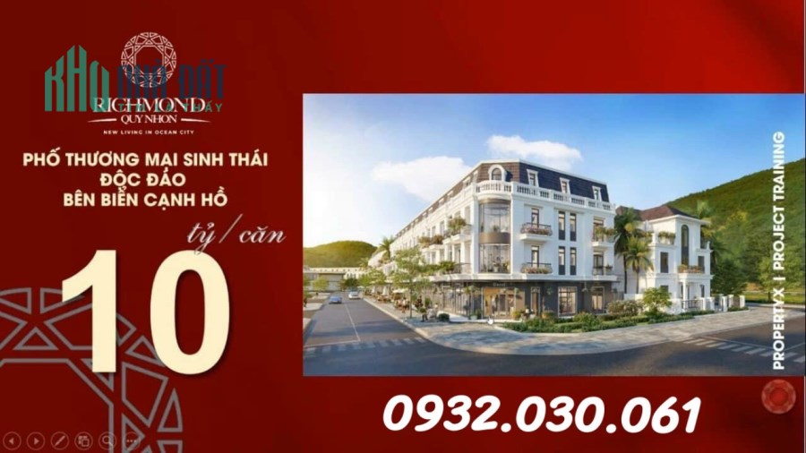 RICHMOND QUY NHƠN - BIỆT THỰ PHIÊN BẢN GIỚI HẠN TẠI TRUNG TÂM TP BIỂN QUY NHƠN 0932030061