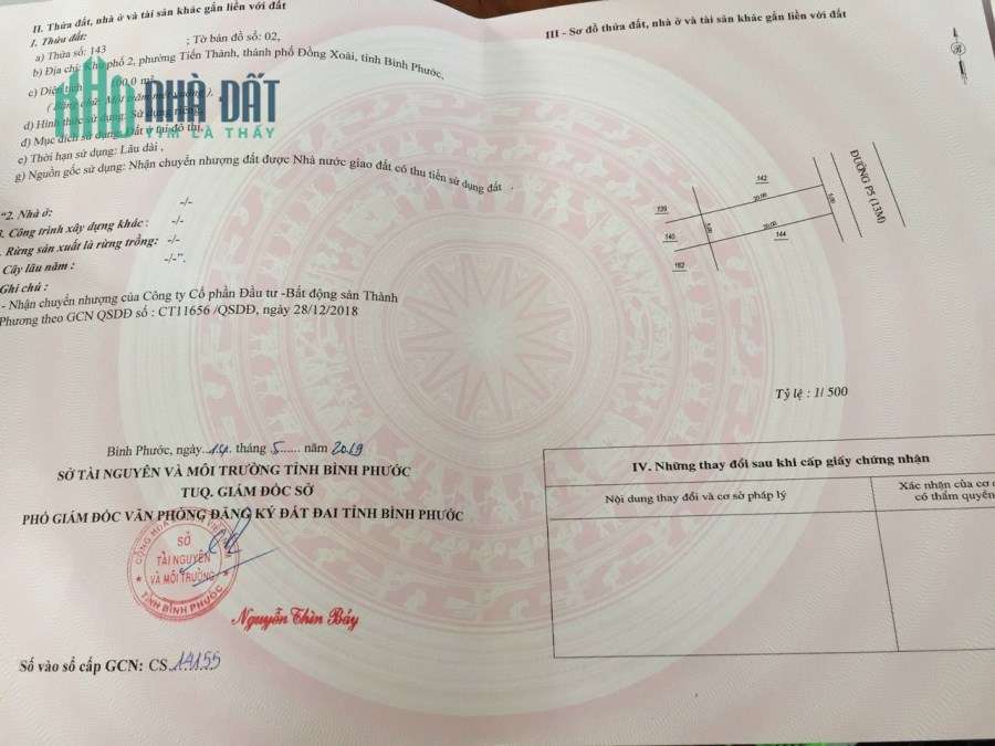 Cần bán đất nền vị trí đẹp tại TP. Đồng Xoài, Bình Phước, giá đầu tư