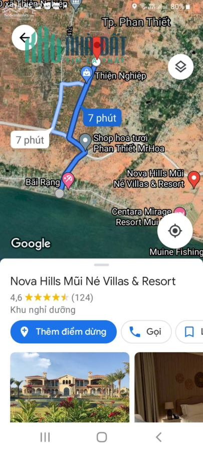 Đất Thiện Nghiệp-Phan thiết-1.000m2-Gần Tỉnh lộ 715,gần Hồ Quang Cảnh,chạy thẳng ra Biển.