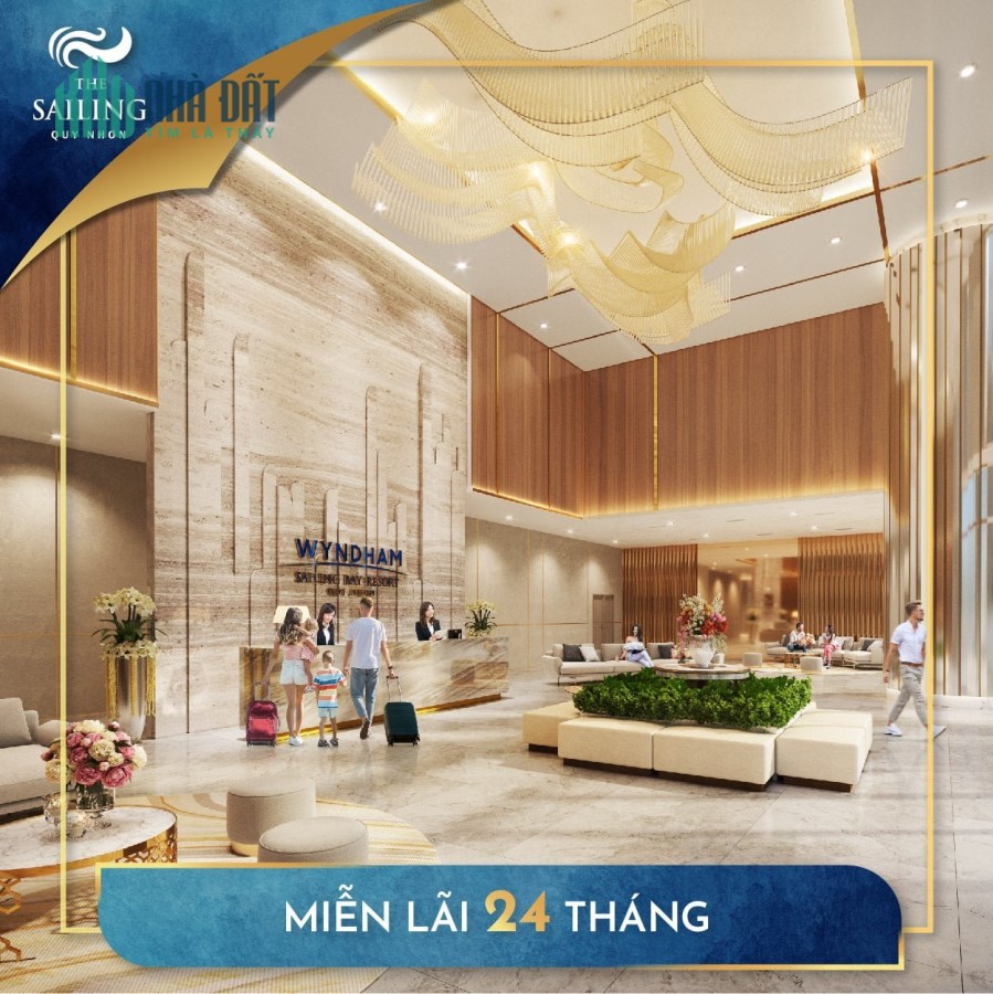 The Sailing chỉ từ  540 triệu, ck 13%, Qt 15 chỉ vàng, ls 0%+ân hạn gốc 24 tháng