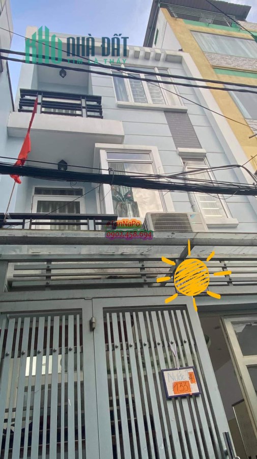 BÁN NHÀ NGUYỄN VĂN ĐẬU PHƯỜNG 11 QUẬN BÌNH THẠNH GIÁ 6,4 TỶ
