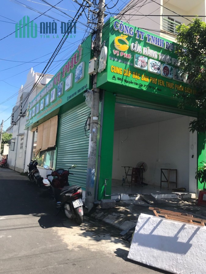 Bán nhà Lô góc mặt tiền đường Nguyễn Văn Cừ, Phường 7, Tuy Hoà, Phú Yên