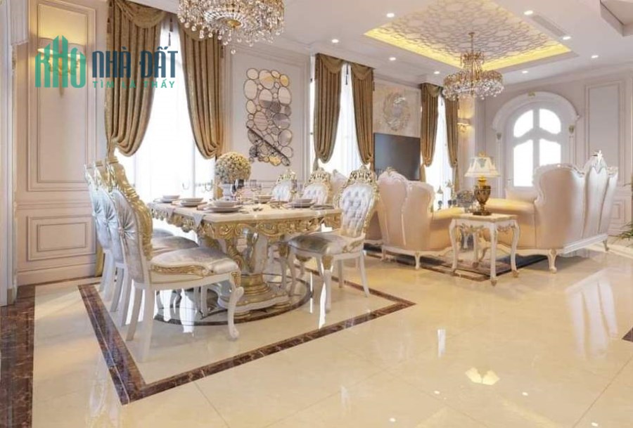 Biệt thự dãy BT4 BT5 mặt đường Nguyễn Khuyến KĐT Văn Quán 205m2x4T chỉ 31.89 tỷ. LH 0989626116
