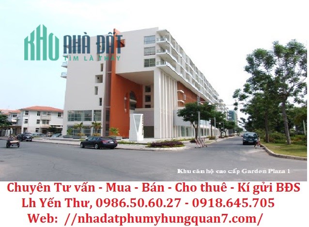 Bán căn hộ Garden Plaza 1 Phú Mỹ Hưng q7 view biệt thự không bị chắn tầm nhìn