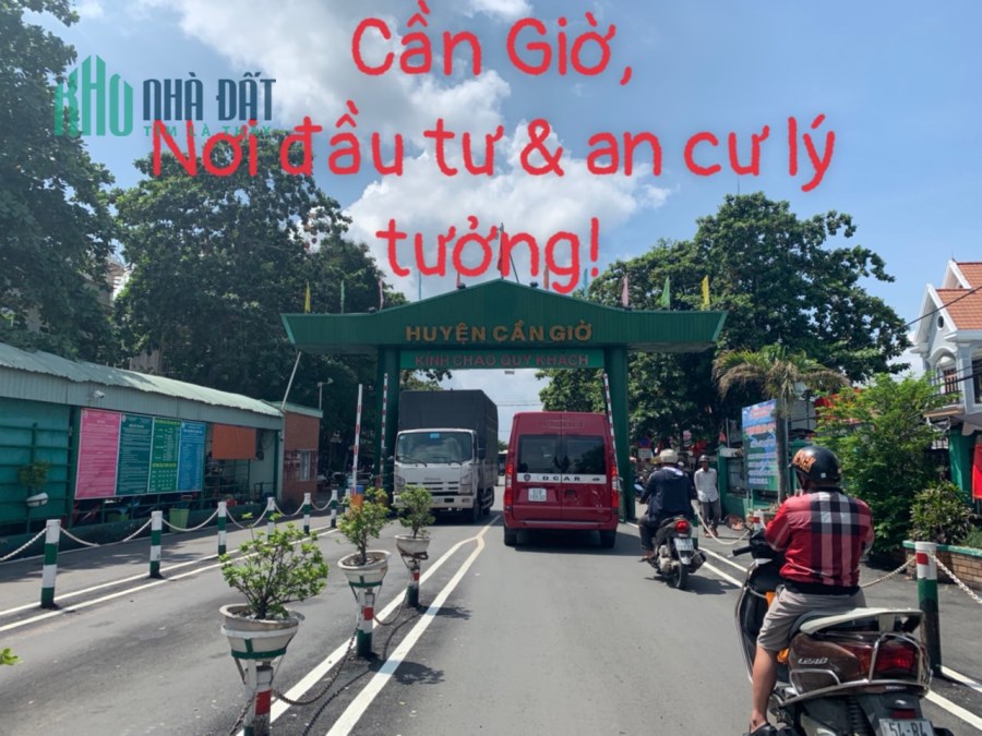 Bán lô đất mặt tiền Trần Quang Nhơn, Bình Khánh, Cần Giờ