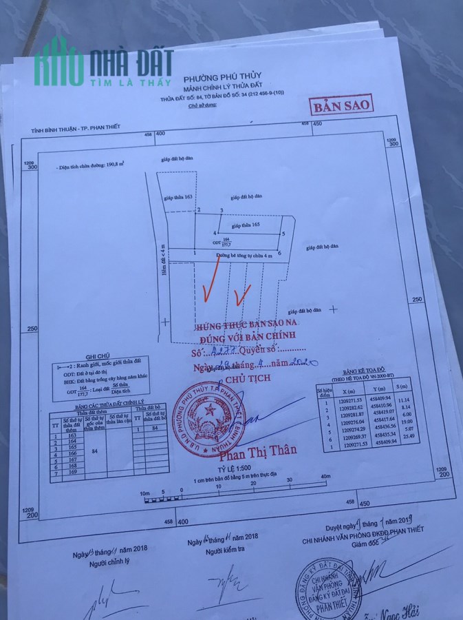 Cần bán 2 lô đất liền kề, vị trí đẹp ngay TTTP Phan Thiết, SHR. Lh:0914382225
