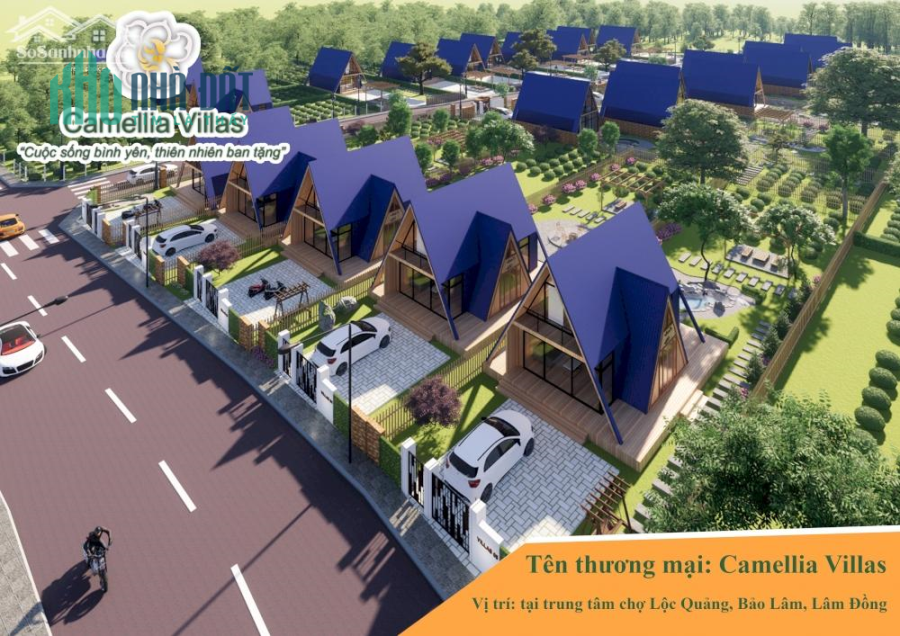 Nghỉ dưỡng Làng Pháp - Phố Hoa Hồng tại Camellia Villas