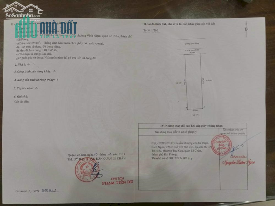 Chuyển nhượng lô đất đẹp TĐC Tam Kỳ