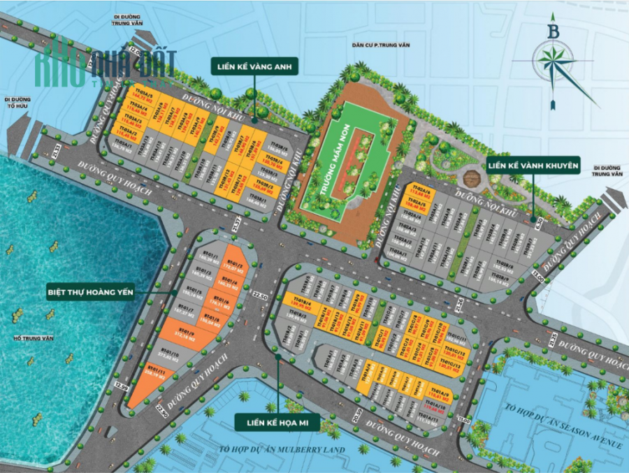 Bán biệt thự, liền kề Hoàng Thành Villas, DT 76m2, sổ đỏ trao tay