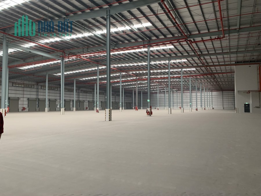 Cho thuê kho logistic dt 6350m2 tại KCN Yên Phong. PCCC tự động, sàn dock. LH 0988457392