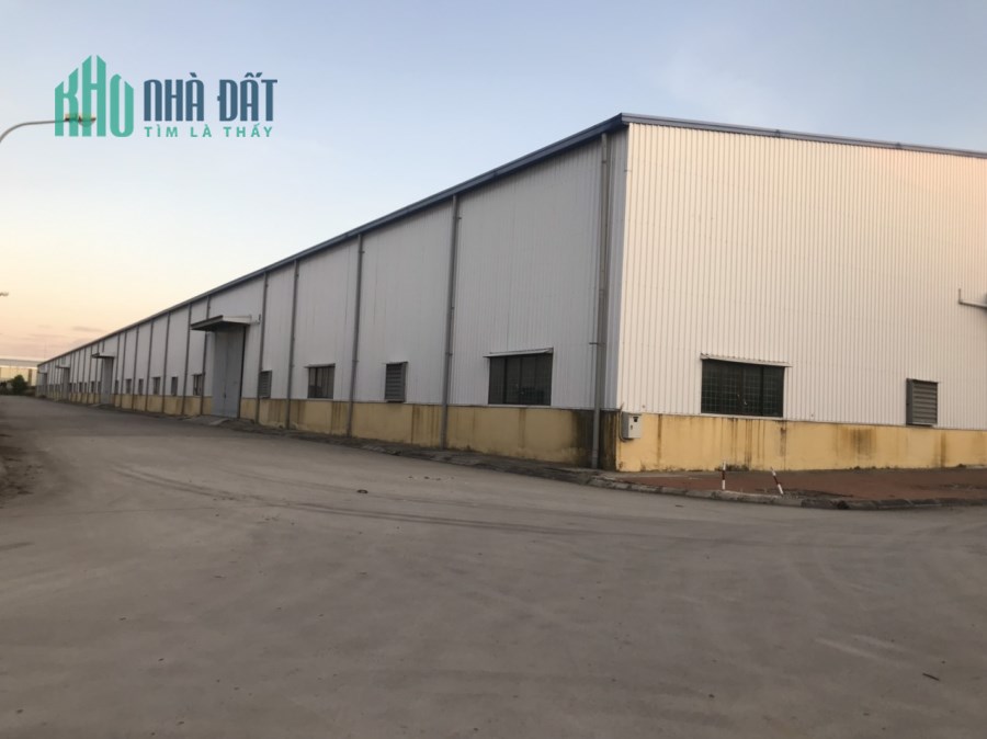 Cho thuê kho/ nhà xưởng dt 10.000m2, 20.000m2 KCN Đại Đồng, Tiên Sơn, vào được ngay. LH 0988457392