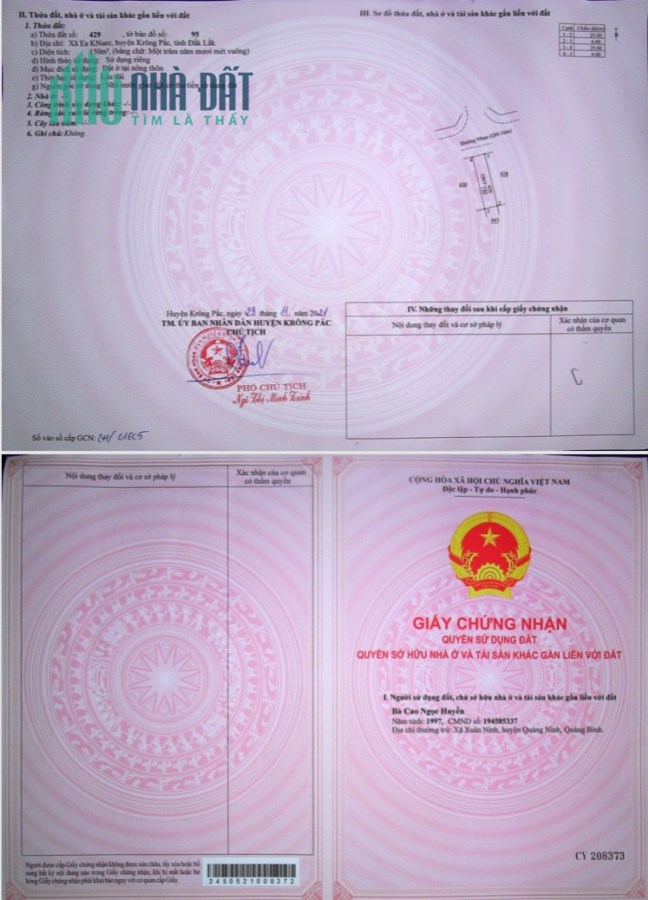 Đất nền sổ đỏ kề quần thể du lịch sinh thái hồ Ea Nhái, Đăk Lăk