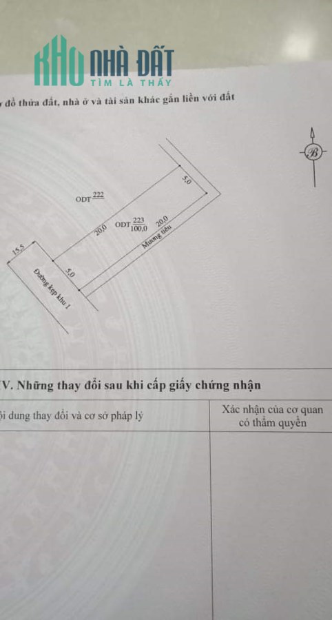 Chính chủ cần bán đất TT Quán Lào, Yên Định,Thanh Hoá