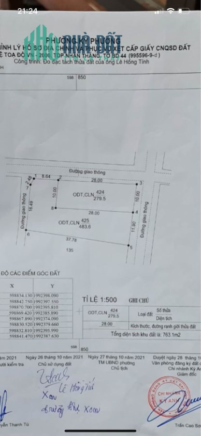 Chính chủ cần bán đất QL1 kỳ phương,kỳ anh,Hà Tĩnh