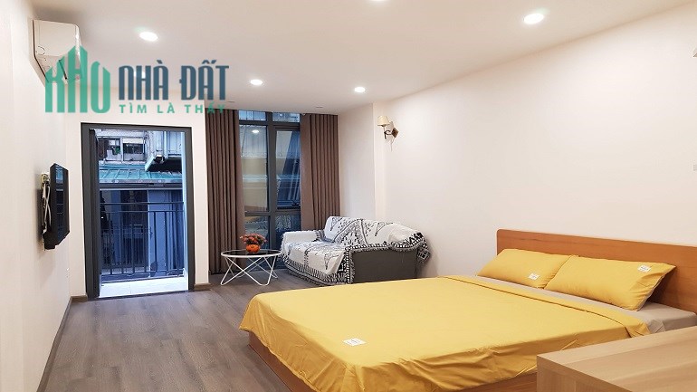 Cho thuê căn hộ mới giá rẻ tại Ngọc Hà, Ba Đình, 50m2, 1PN, đầy đủ nội thất hiện đại