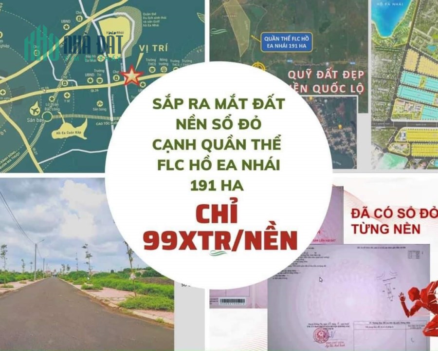 CẦN BÁN Đất nền sổ đỏ Quốc Lộ 26 Buôn Ma Thuột daklak