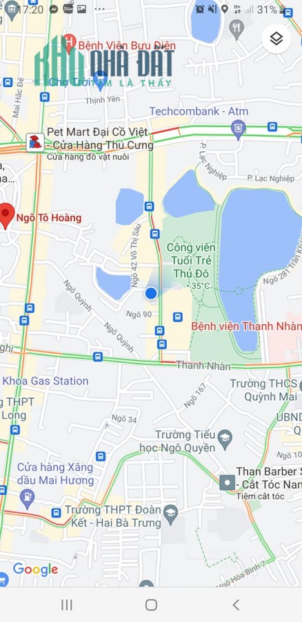 Bán nhanh CHTT ngõ 88 Võ Thị Sáu 95m2 , giá 2.7 tỷ , đất vuông vắn, 2 mặt thoáng