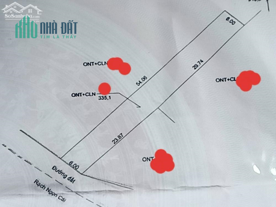 Bán nền tặng nhà cấp 4, xã Hòa Bình Thạnh, Châu Thành, An Giang