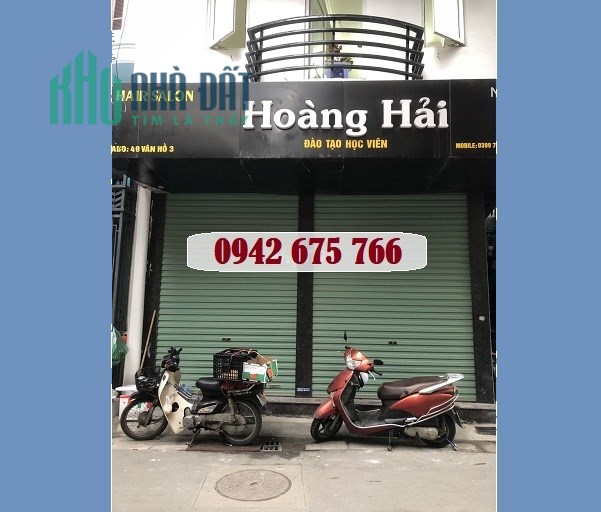 Cho thuê cửa hàng và căn hộ khép kín nhà lô góc 2 mặt tiền mặt phố Vân Hồ 3;HBT, 0942675766