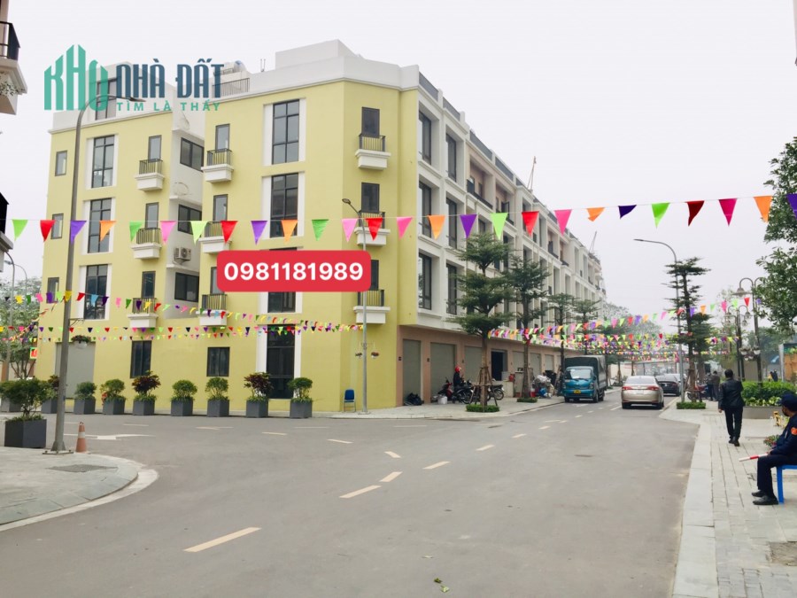 Bán nhà liền kề Tứ Hiệp mới xây lô góc, kinh doanh siêu đỉnh, 108m2, 19.3 tỷ