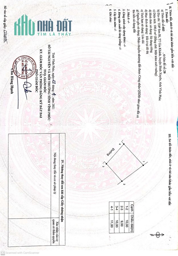 Bán 100m2 Sơn Bỉ Gia Khánh Bình Xuyên giá : 1,3x Tỷ.Liên hệ: 0986.454.393-0986.797.222