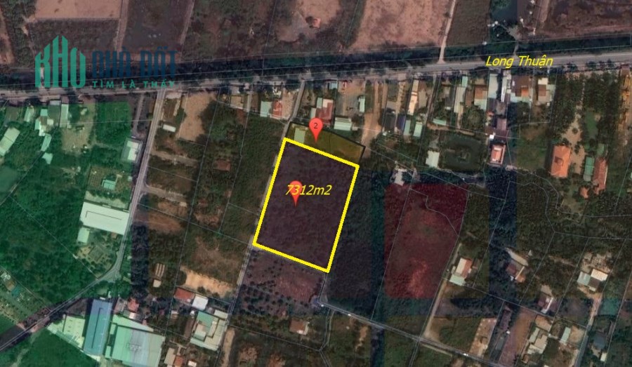 QUẬN 9, ĐẤT VƯỜN THỔ, ĐƯỜNG LONG THUẬN, TS 70x102m 7312m2.