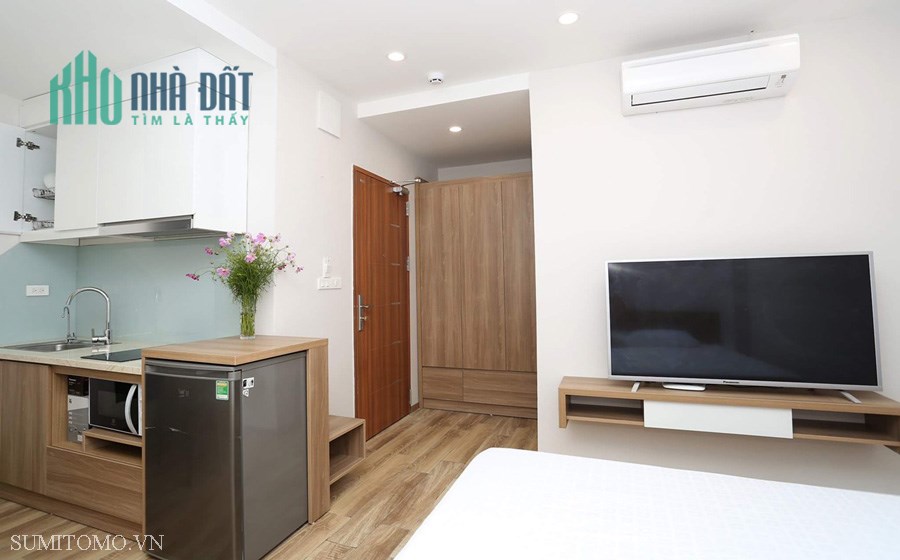 Căn hộ dịch vụ studio tại phố Linh Lang giá 6 - 7 triệu/th