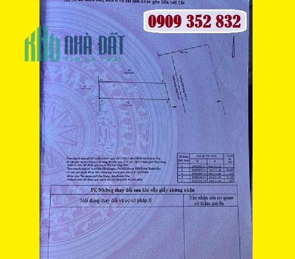 CHÍNH CHỦ bán đất tại xã Vĩnh Hiệp, TP.Nha Trang, 1,45 tỷ; 0909352832