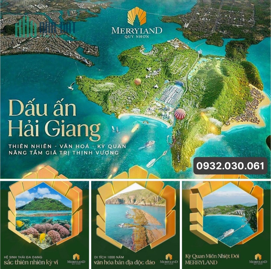 MERRYLAND QUY NHƠN - BIZHOUSE THƯƠNG MẠI CHỈ 15TY/CĂN 0932030061