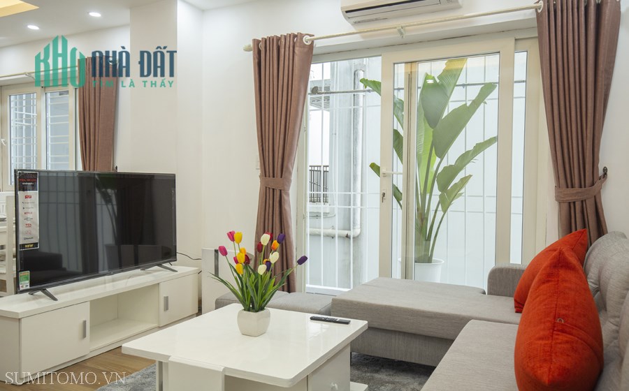 Căn hộ dịch vụ 2 ngủ cho thuê tại  Đào Tấn, Ba Đình, gần Lotte