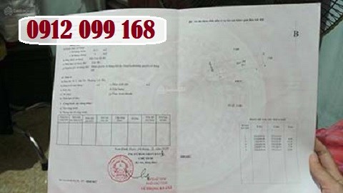 Bán gấp lô đất đô thị 61,2m2 tại P.Lộc Hạ, TP.Nam Định, 11,5tr/m2; 0912099168