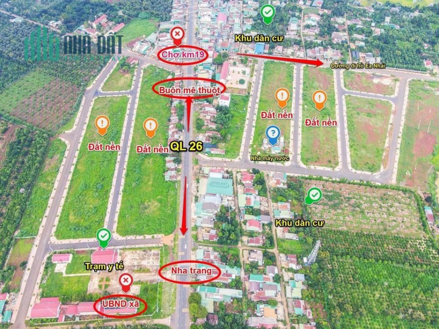 Đất thổ cư mặt tiền lộ giới 35m, gần chợ gần trường - liên hệ 037 8888 250