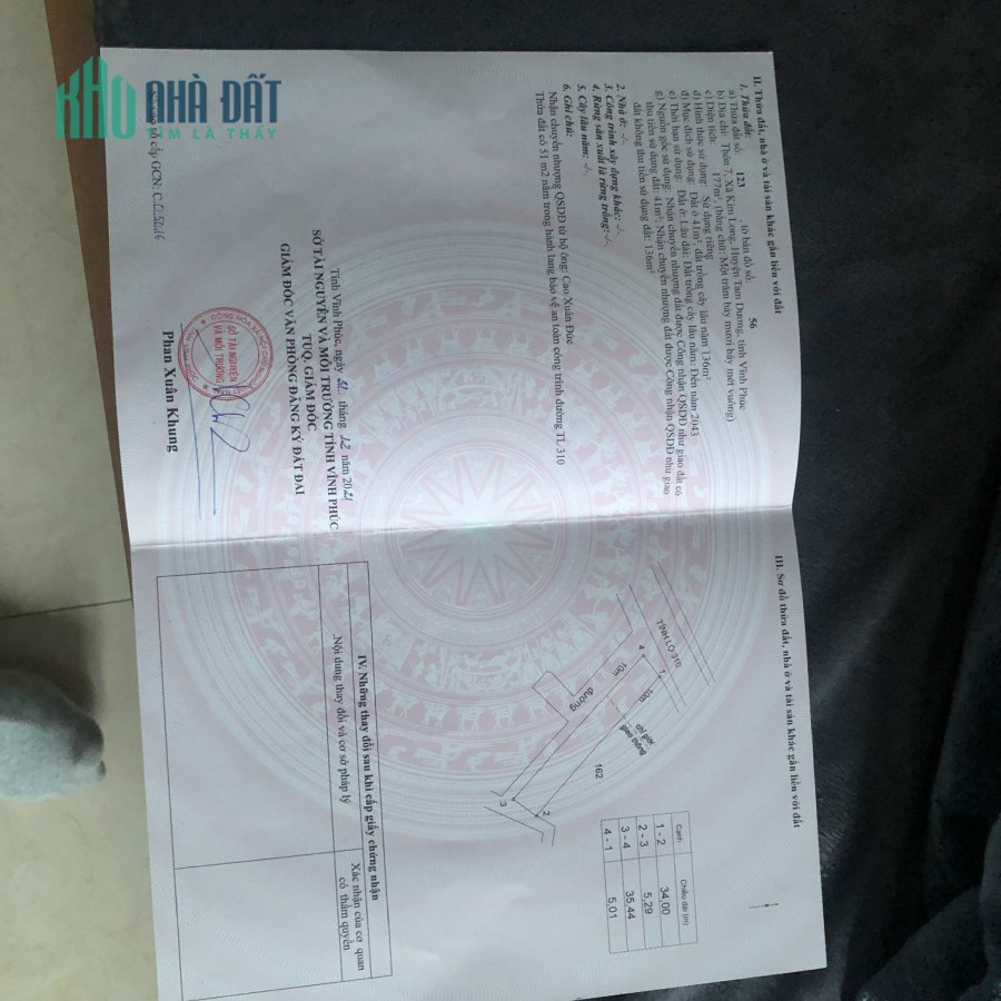 Bán đất mặt đường 310, Kim Long, Tam Dương, Vĩnh Phúc 177m2, giá: 2,0x Tỷ.Liên hệ: 0986.454.393