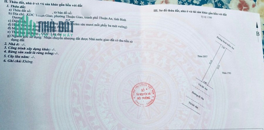Nhà Mặt Tiền KDC Thuận Giao, TP Thuận An - Bình Dương