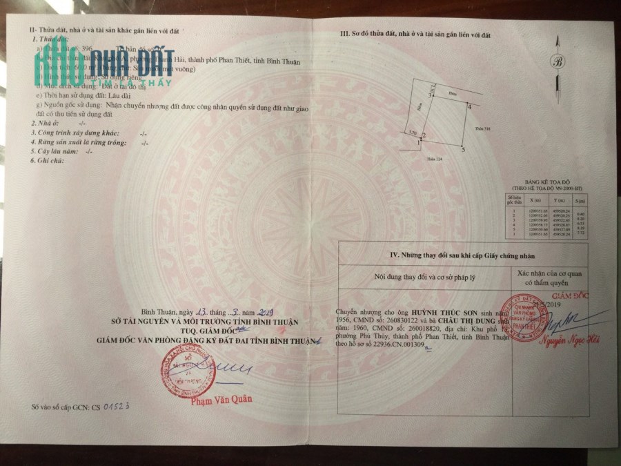Chính chủ bán nhà 2 mặt tiền hẻm tại P. Thanh Hải, Phan Thiết, Bình Thuận