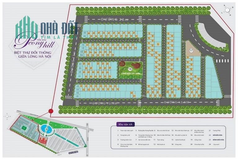 Mua bán đất xây biệt thự tại dự án The Phoenix Garden Đan Phượng giá tốt