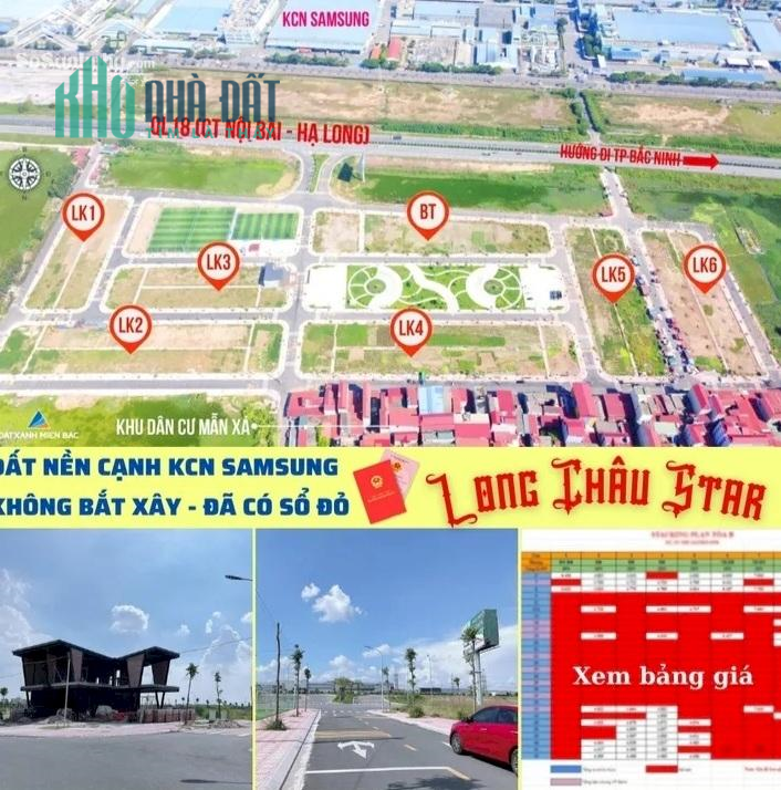 (HOT)Long Châu Star ra hàng 2 lô liền nhau⭐️sổ đỏ⭐️Kinh doanh bất chấp(0964.023456)