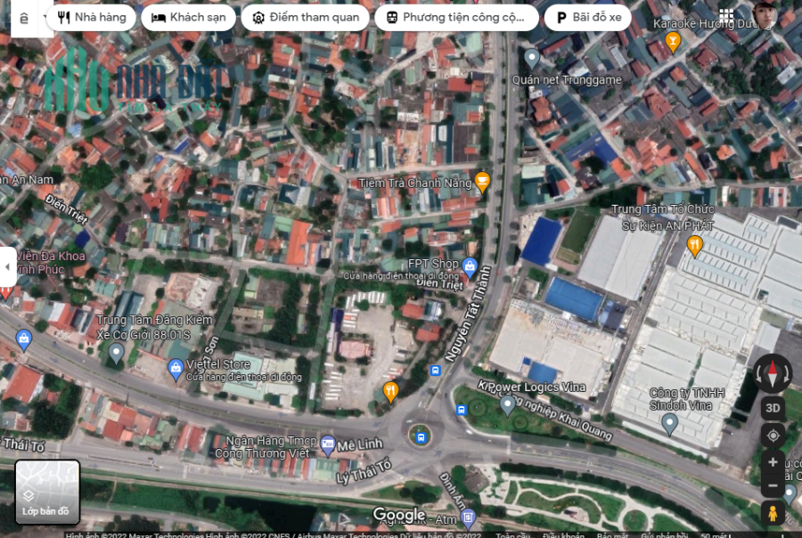 Bán 55m2 đất mặt đường Nguyễn Tất Thành, Khai Quang, Vĩnh Yên giá: 5,5 tỷ.Liên hệ: 0986.454.393