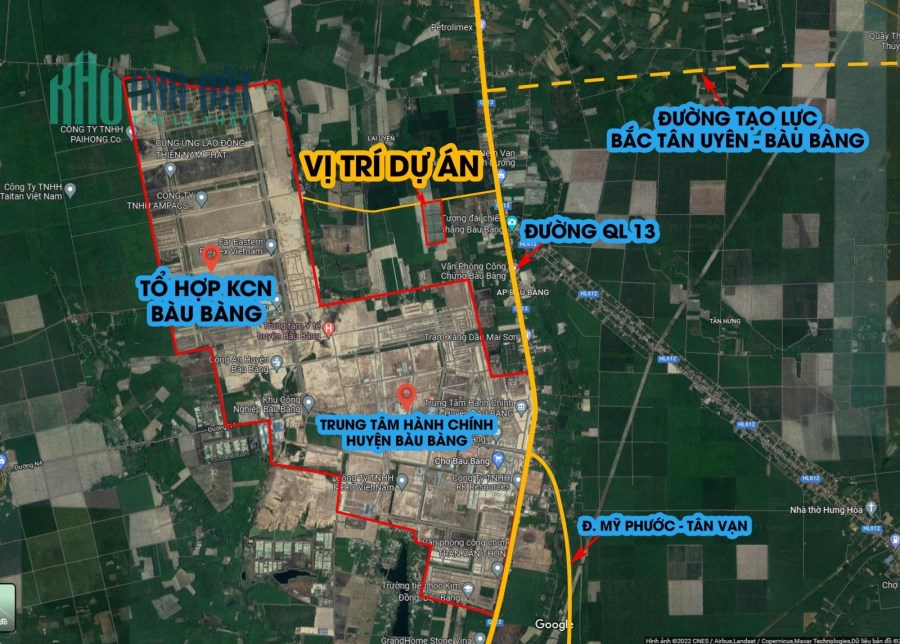 Đất nền 1.3 tỷ Bình Dương, sổ hồng riêng