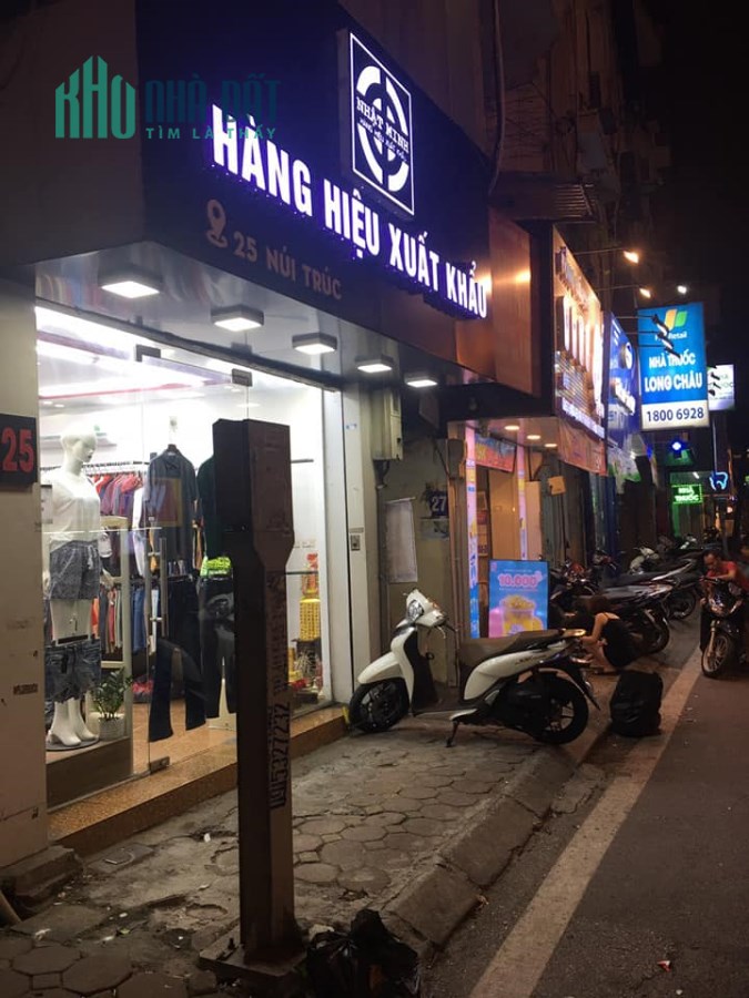 VỊ TRÍ ĐẸP-NHÀ MẶT PHỐ NÚI TRÚC BA ĐÌNH-25M 8xTỶ-KINH DOANH SẦM UẤT
