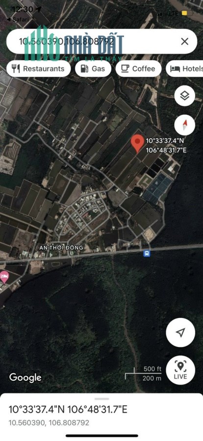 Bán đất đường Lý Nhơn, xã An Thới Đông, Cần Giờ 1,52tỷ