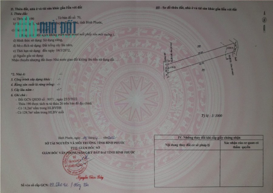 Chính chủ bán mấy lô đất xào Đồng Tâm - Đồng phú giá tốt nhất khu vực