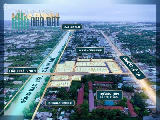 Dự án đất nền Hòa Bình Riverside - 1,3 tỷ/nền