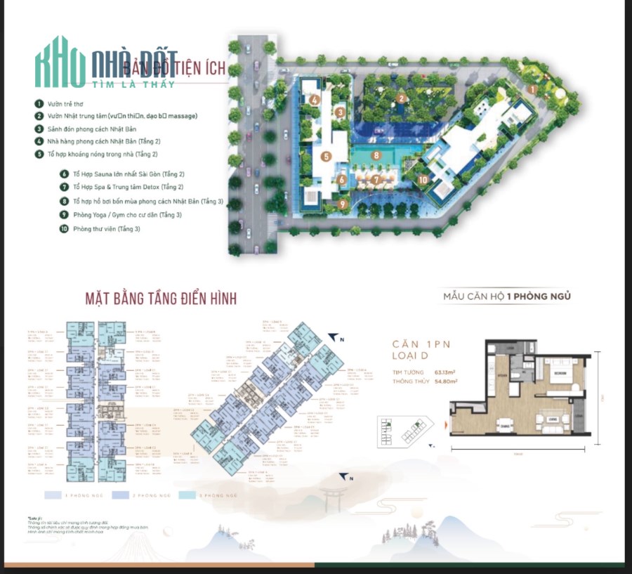 Căn hộ khoáng nóng view sông Sài Gòn MT Bến Nghé Quận 7